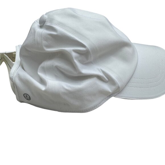 Lululemon White Fast And Free Running Hat Strapback Sports Cap - Picture 2 of 5